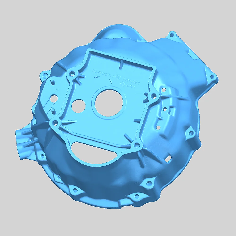 3D сканирование колокола коробки передач автомобиля BMW