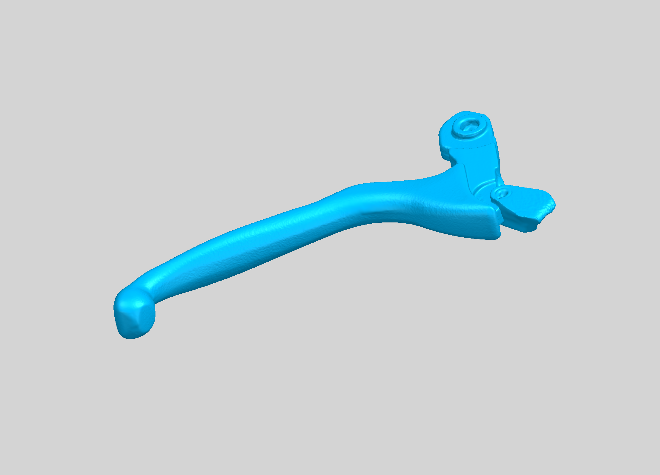 3D сканирование ручки тормоза самоката Kugo X1