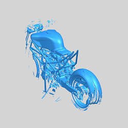 3D сканирование мотоцикла Ducati 996