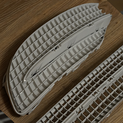 3D сканирование решетки Mercedes Maybach W222