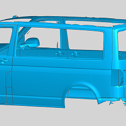 3D сканирование автомобиля Volkswagen Caravelle