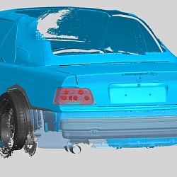 3D сканирование автомобиля BMW M3