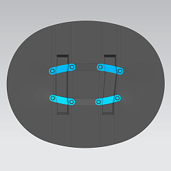 3D моделирование деталей накладок дисков автомобиля BMW