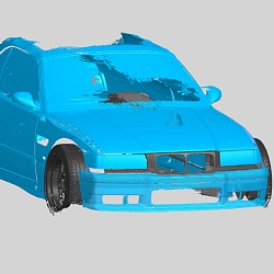 3D сканирование автомобиля BMW M3