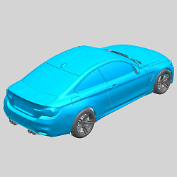 3D сканирование автомобиля BMW M4